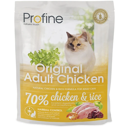 Сухой корм для взрослых котов Profine Cat Original Adult с курицей и рисом 300 г (8595602517695)