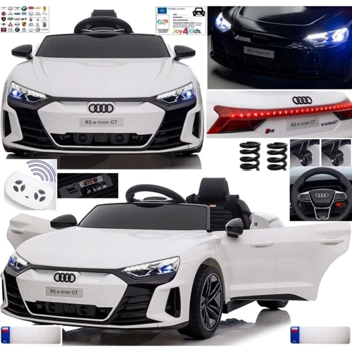 Детский электромобиль Bambi Audi E-Tron GT White (M 4938EBLR-1) фото 14