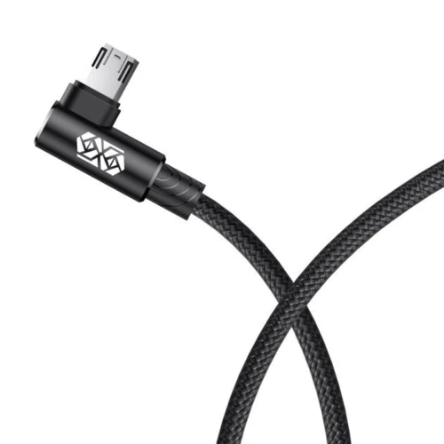 Кабель Baseus USB Cable to microUSB MVP Elbow 1m Black (CAMMVP-A01): Тип USB-C - microUSB
