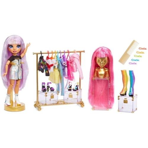Игровой набор с куклой RAINBOW HIGH - Модная студия (кукла, аксессуары)