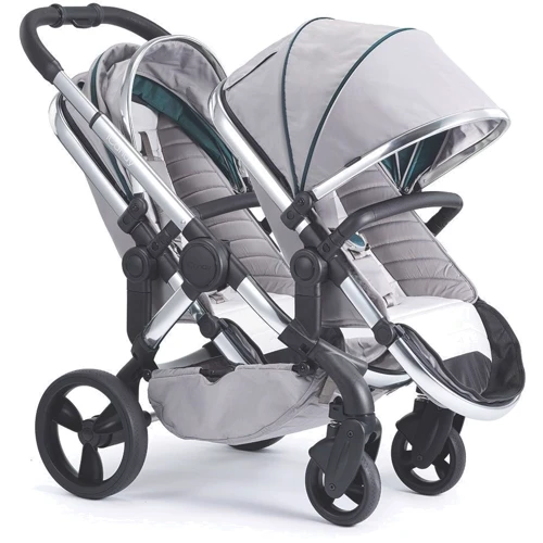 Универсальная коляска iCandy Peach Chrome Dove/Grey, цвет серый: Количество блоков 1