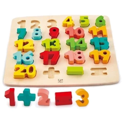Дерев'яний пазл Hape Цифри (E1550): Тип пазл