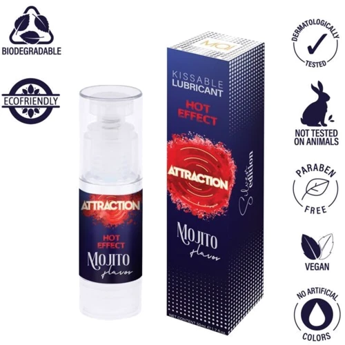 Смазка для орального секса с согревающим эффектом MAI Attraction Heat Mojito (50 мл)