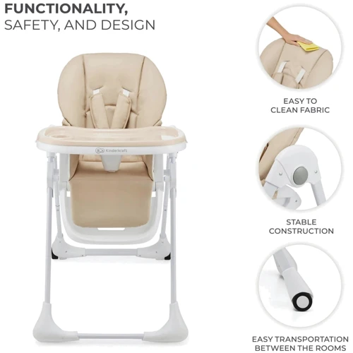 Стульчик для кормления Kinderkraft Tummie Beige (KHTUMM00BEG0000) фото 9