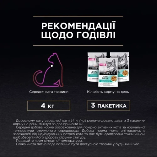 Влажный корм Pro Plan Delicate NutriSavour with Ocean fish in gravy с океанической рыбой для кошек 85г (7613287107664): Основные ингредиенты Мясо, Рыба