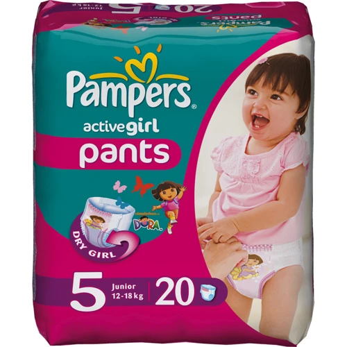 Подгузники-трусики Pampers Active Girl Junior (12-18 кг) Стандарт 20шт (4015400255543) фото 8
