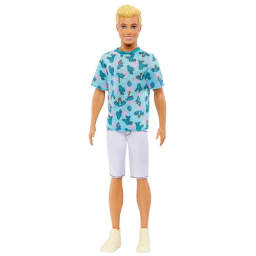 Кукла Barbie Fashionistas Кен в футболке с кактусами (HJT10)
