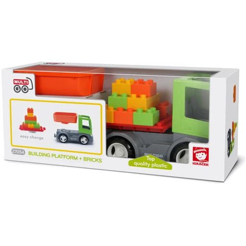 Грузовик с платформой и кубиками MultiGO 1+2 (6407153): Производитель MultiGO