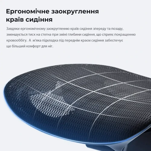 Крісло ігрове Anda SeatX-Air Mega Size XL Mesh Gray Twilight (AD-WY-01-GGSP) фото 8