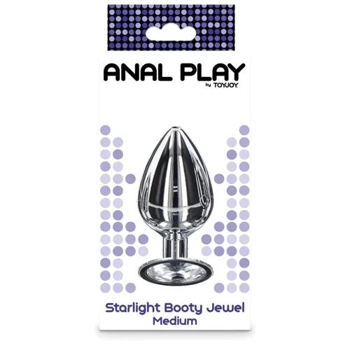 Анальная пробка Toy Joy Medium Starlight Booty Jewel