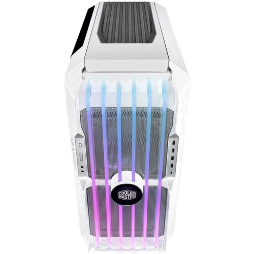 Корпус Cooler Master (H700E-WGNN-S00): Материал передней панели сталь