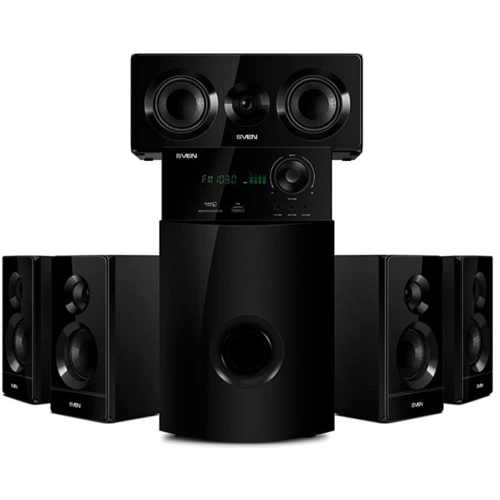 Акустическая система SVEN HT-210 Black: Формат акустики 5.1