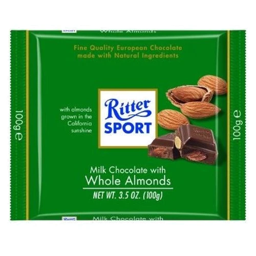 Шоколад Ritter Sport Whole Almonds 100 г (DL7231)