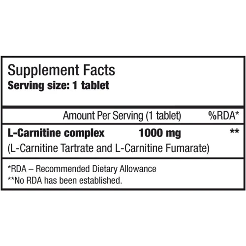 Жиросжигатель BioTechUSA L-Carnitine 1000 mg 30 tabs: Пол Унисекс
