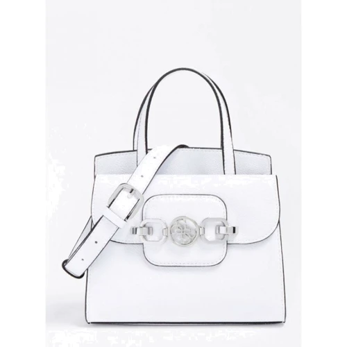 Женская сумка тоут Guess Hensely Satchel белая (HWVY8113060-WHI)