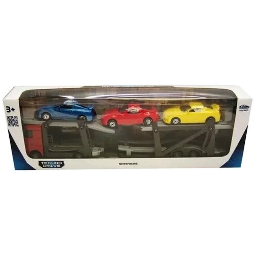 Игровой набор – Автоперевозчик 3 машины 26 см (541756.270): Тип Готовая модель