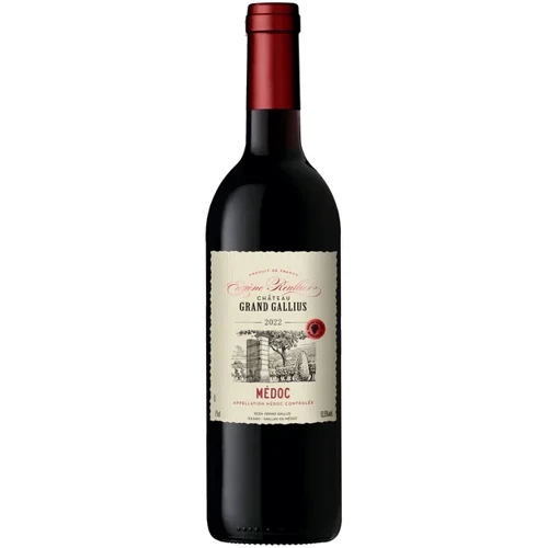 Вино Eugene Reulier Chateau Medoc красное сухое 0.75 л (3485451602756)