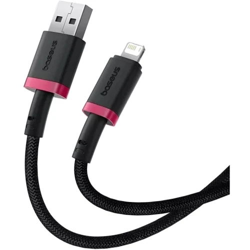 Кабель Baseus USB Cable to Lightning Dura Series 2.4A 1m Black/Red (P10377801U01-01): Тип USB Cable - Lightning
