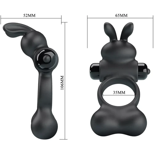 Эрекционное виброкольцо LYBAILE Pretty Love - YUSUF Vibrate Penis Ring (BI-210346)