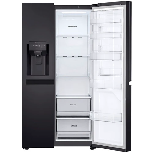 Холодильник Side-by-Side LG GSJV31WBXF: Размеры ВxШxГ, см 179x91.3x74.3