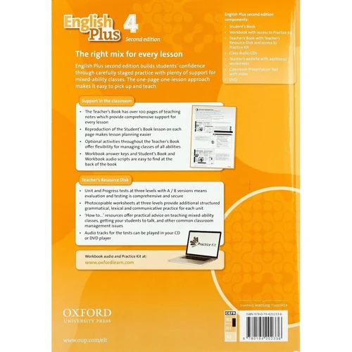English Plus 2nd Edition 4: Teacher's Book with Teacher's Resource Disk: Производитель Oxford University Press (OUP)