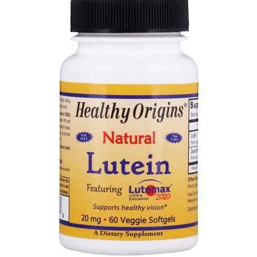 

Healthy Origins Lutein 20 mg 60 veg softgels