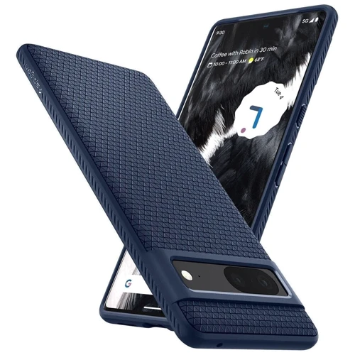 Чохол для телефона Spigen Liquid Air Navy Blue (ACS04697) для Google Pixel 7: Тип накладка на заднюю часть