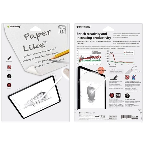Аксессуар для iPad SwitchEasy Paperlike Screen Protector Clear (GS-109-47-180-65) for iPad Air 2020/iPad Air 2022/iPad Pro 11" (2018-2021) фото 6