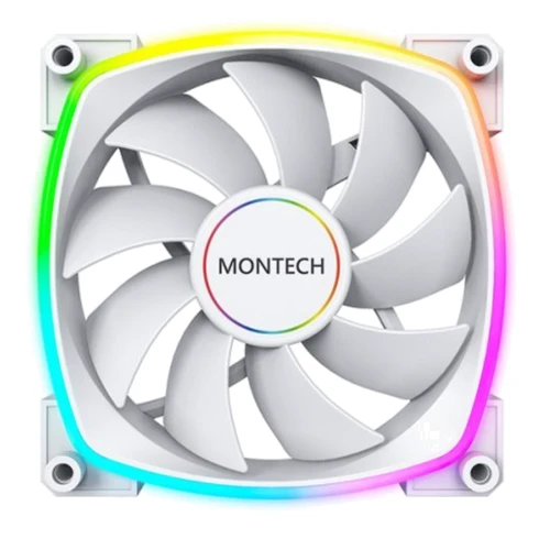 Кулер Montech AX140 PWM White: Уровень шума, dB 27.9