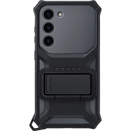 Чехол для телефонов Samsung Rugged Gadget Case Titan (EF-RS911CBEGRU) for Samsung S911 Galaxy S23: Материал TPU (термополиуретан) и поликарбонат