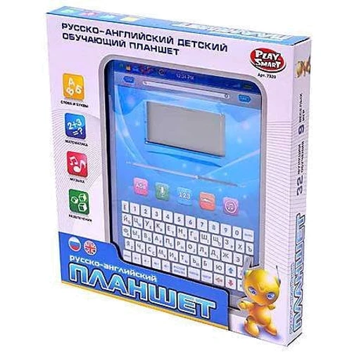 Планшет навчальний Play Smart 7320, російсько-англійський, літери, цифри, музика