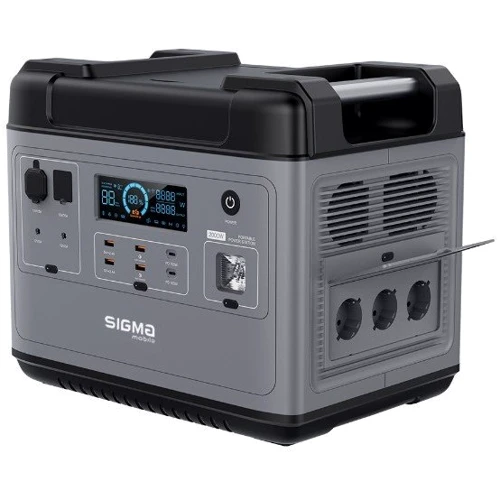 Зарядная станция Sigma X-POWER SI625APS 2000Wh 2000W Grey LiFePO4: Максимальная мощность нагрузки 4000