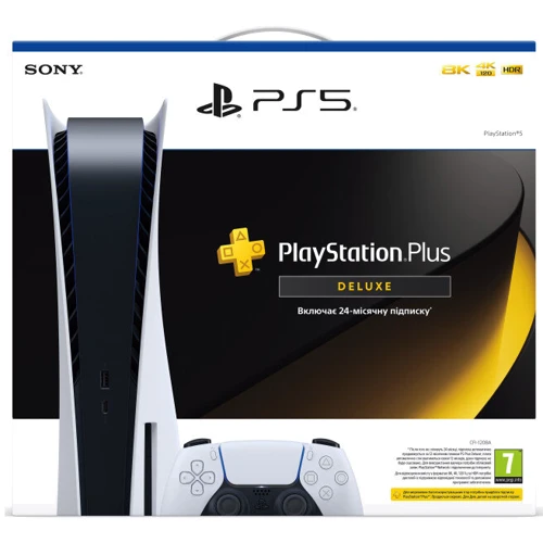 

Sony PlayStation 5 с подпиской Ps Plus Deluxe на 24 месяца