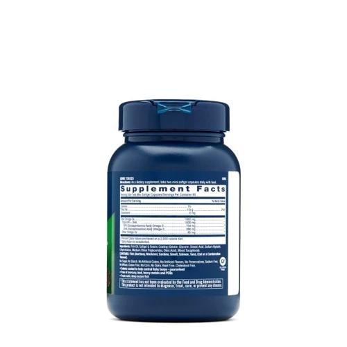 GNC Triple Strength Fish Oil Mini Рыбий жир 120 капсул: Тип Омега 3