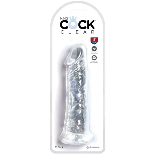 Фаллоимитатор Pipedream King Cock 8" Clear
