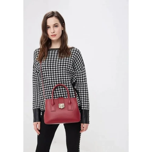 Женская сумка тоут Furla Mira S бордовая (993455): Тип Сумки