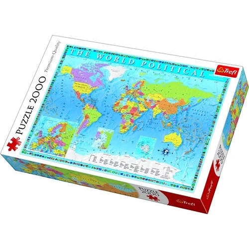 Пазлы Trefl Политическая карта мира 2000 эл. (27099)