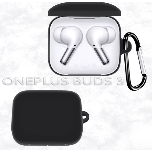 Чехол BeCover Silicon Case Black (712011) for OnePlus Buds 3: Материал Силикон