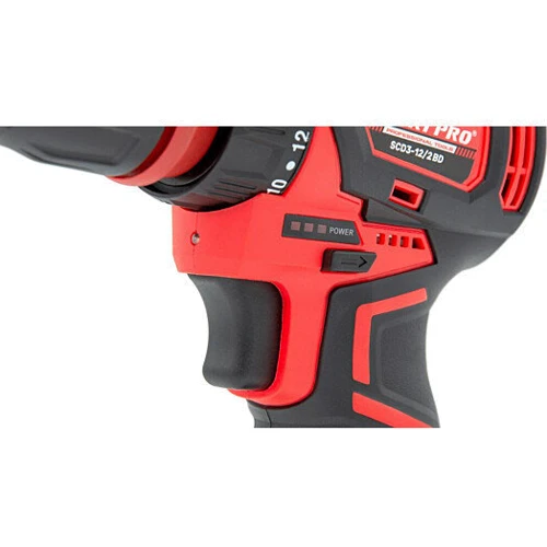 Шуруповерт START PRO SCD3-12/2BD Brushless (2 акум.): Тип патрона быстрозажимной