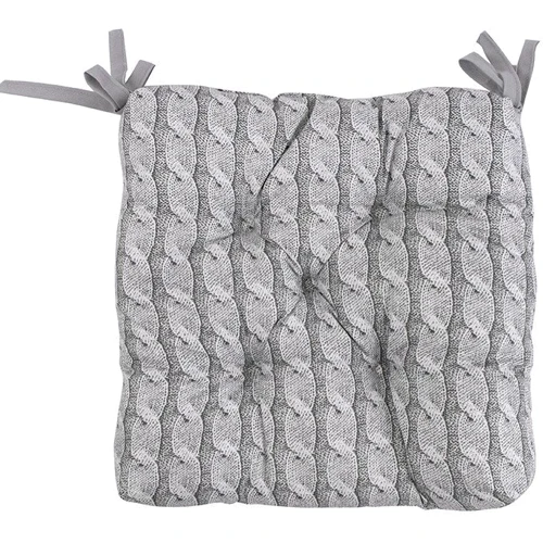 Подушка Руно на табурет 38х38 см (337.52_Grey Braid): Тип Подушка на стул