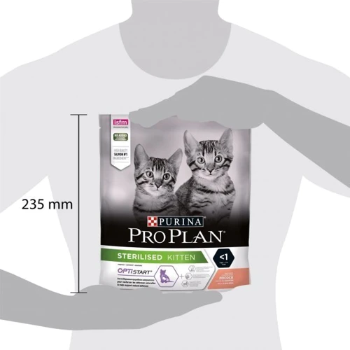 Сухий корм Pro Plan Sterilised Kitten для стерилізованих кошенят з лососем 400 г (7613037683776) фото 11
