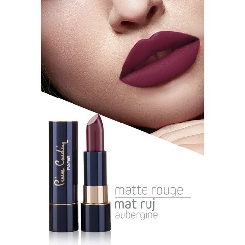 Pierre Cardin Matte Rouge Баклажановый Помада для губ 9 ml: Вид Губная помада