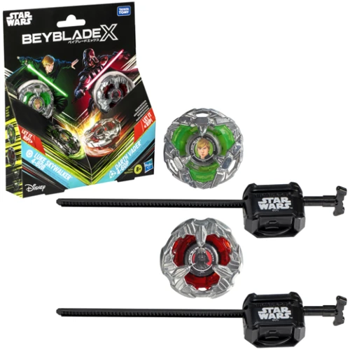 Набор игрушечный HASBRO BEYBLADE из двух волчков Звездных Войн и пускового устройства серии BeyBlade X (G0279_F9589) фото 4