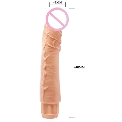 Вибратор Barbara Classic Jelly Vibe Flesh