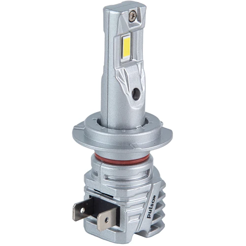 Светодиодная автолампа Pulso M6-H7/LED-chips 7535/9-18v/2x28w/6000Lm/6500K (M6-H7): Головной свет Дальний свет, Ближний свет