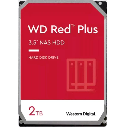 Внутрішній жорсткий диск WD Red Plus Internal NAS 2TB (WD20EFPX)