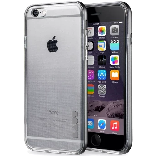 Чехол для iPhone LAUT EXO-FRAME Gun Metal (LAUT_IP6P_EX_GM) for iPhone 6 Plus/6S Plus