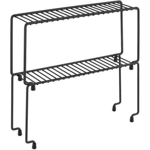 Полиця Metaltex 29x7x14 см чорна покриття Touch-Therm Level-2 Lava (361310)