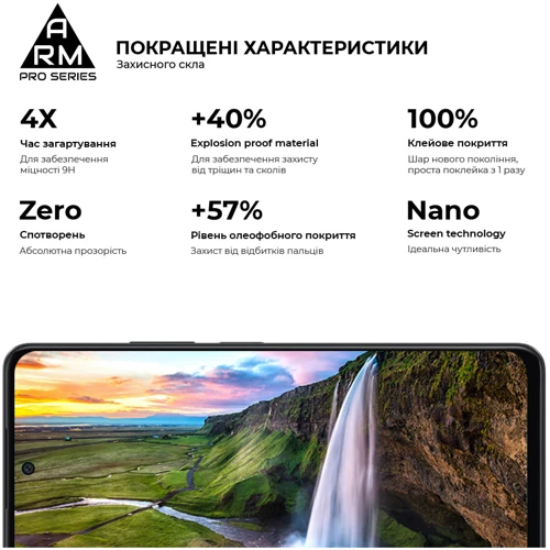 Аксессуар для смартфона ArmorStandart Tempered Glass Pro Black for OPPO A58 4G (ARM66487) фото 6