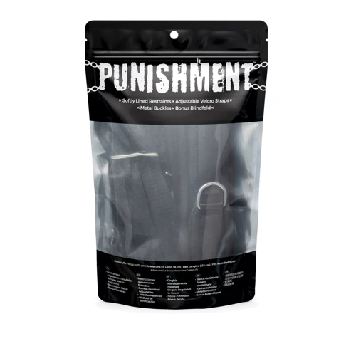 Растяжка на кровать Punishment - 5-Piece Bed Restraint Kit – Black